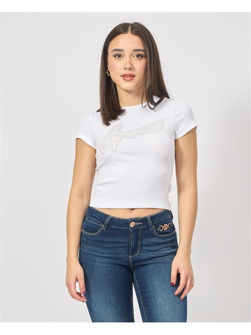 T-shirt à logo clouté Guess GUESS | W5RI68-KA0H1G011