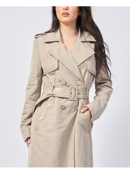 Trench-coat tailleur Guess avec ceinture GUESS | W5RL14-WGWD2F14R