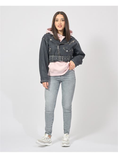 Guess Jeans Short Jacket with Side Zip GUESS | W5RN58-D5LF1TKBK