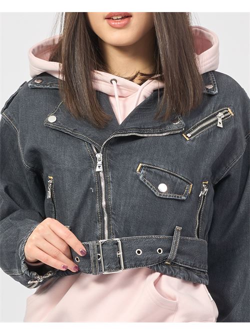 Guess Jeans Short Jacket with Side Zip GUESS | W5RN58-D5LF1TKBK