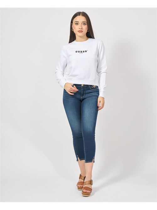 Sweat-shirt à col ras du cou Guess avec logo GUESS | W5RQ28-K68I4G011