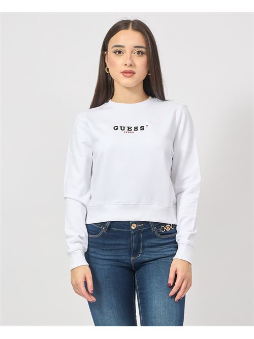 Sweat-shirt à col ras du cou Guess avec logo GUESS | W5RQ28-K68I4G011