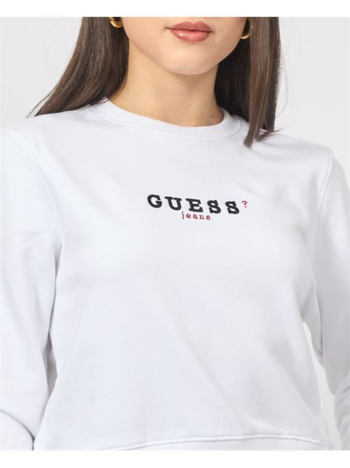 Sweat-shirt à col ras du cou Guess avec logo GUESS | W5RQ28-K68I4G011