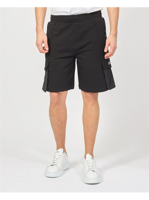 Guess men's Bermuda shorts with side pockets GUESS | Z5GD04-K6ZS1JBLK