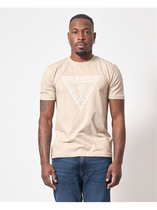 T-shirt in cotone Guess con logo triangolo GUESS | Z5RI12-J1314G1CA