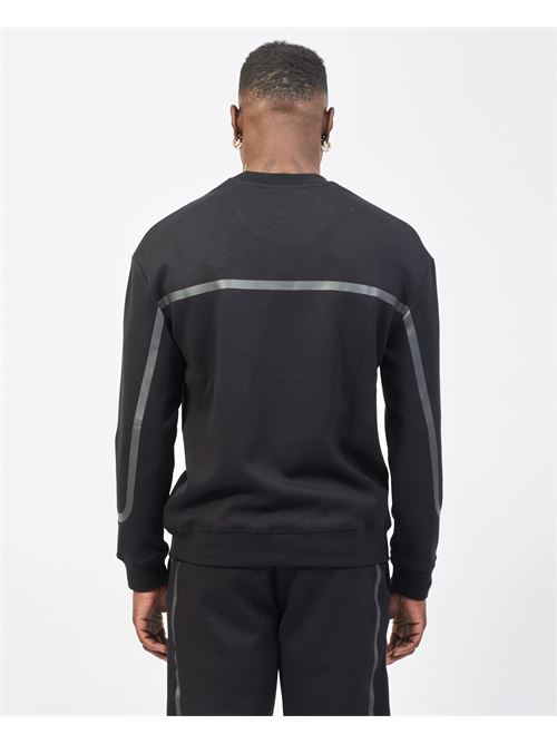 Guess men's sweatshirt with contrasting stripes GUESS | Z5RQ10-KCNS0JBLK