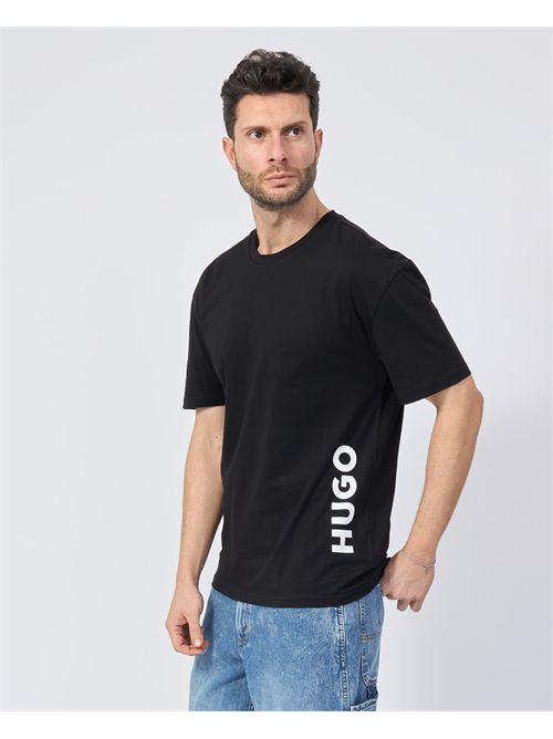 T-shirt uomo Hugo con logo verticale HUGO | 50493727002