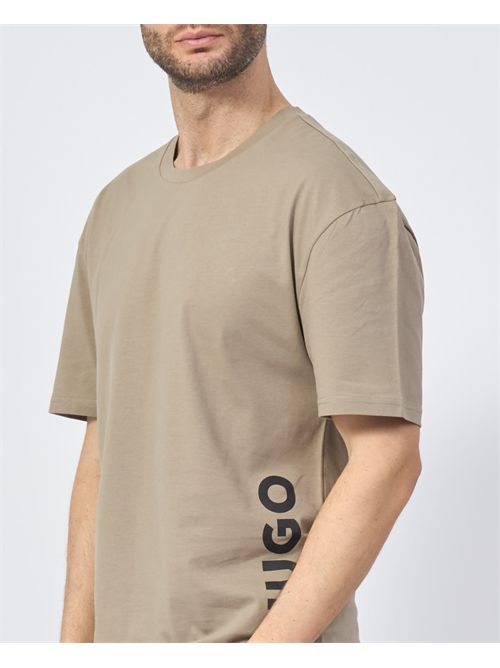 T-shirt Hugo pour homme avec logo vertical HUGO | 50493727219