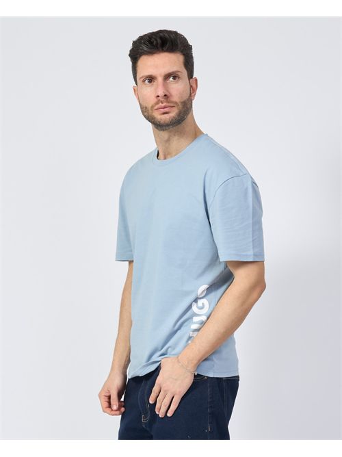 Hugo Men's T-Shirt with Vertical Logo HUGO | 50493727483