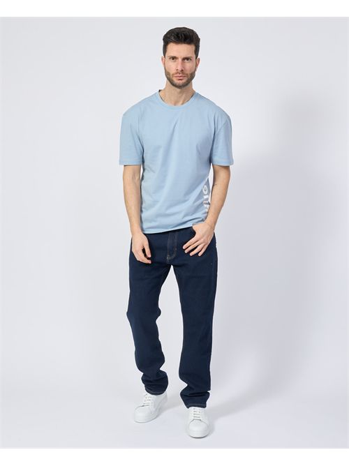 Hugo Men's T-Shirt with Vertical Logo HUGO | 50493727483