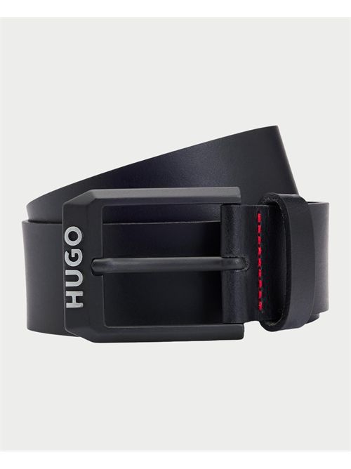 Hugo men's belt with opaque logo buckle HUGO | 50503404001