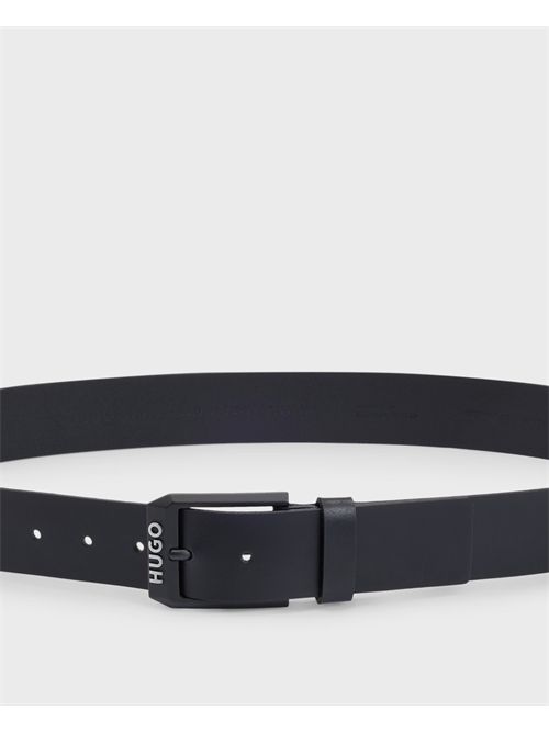 Hugo men's belt with opaque logo buckle HUGO | 50503404001