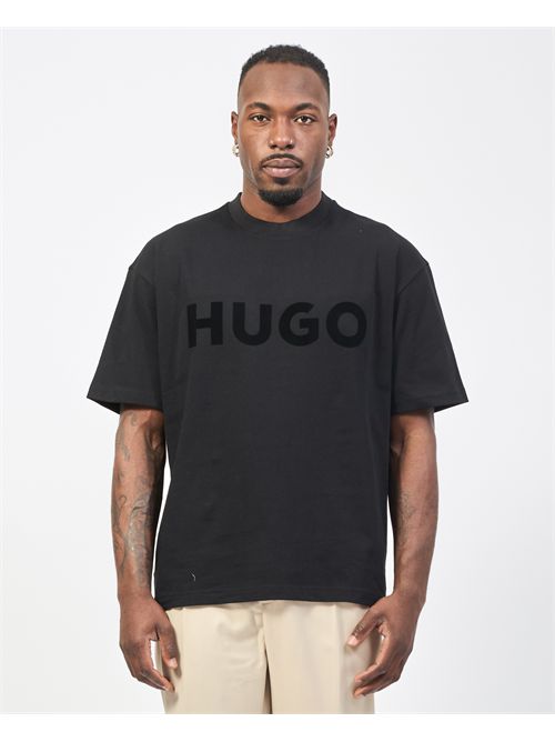 T-shirt con logo riflettente oversize Hugo HUGO | 50525765001