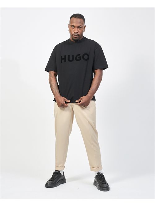 T-shirt con logo riflettente oversize Hugo HUGO | 50525765001