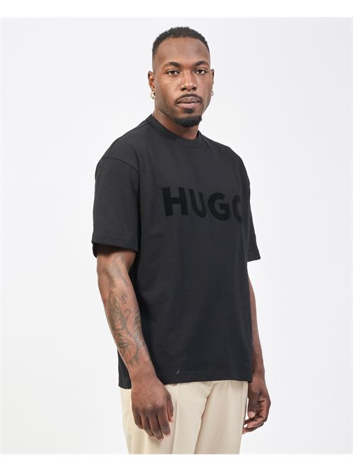 T-shirt con logo riflettente oversize Hugo HUGO | 50525765001