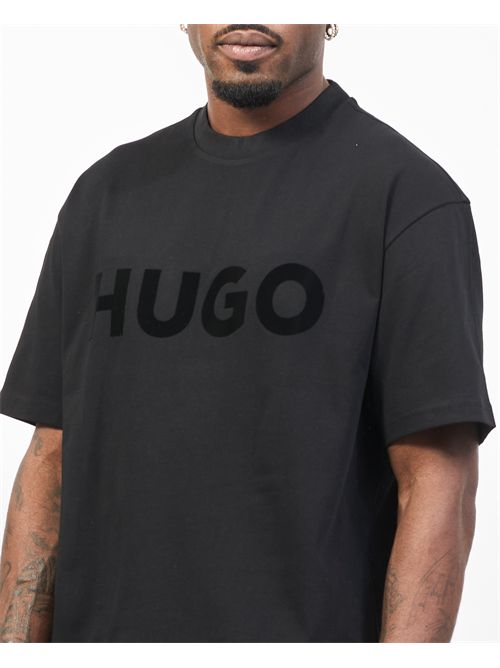 Hugo Oversized Reflective Logo T-Shirt HUGO | 50525765001