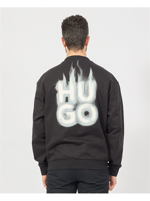 Felpa uomo Hugo con logo infiammato HUGO | 50530427001