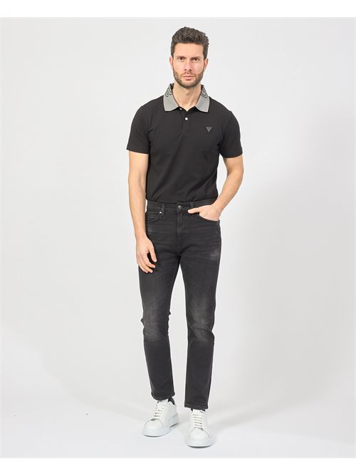 Jeans uomo in denim di Hugo a gamba dritta HUGO | 50530597008