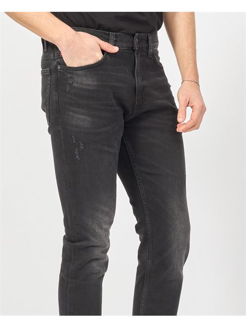 Jeans uomo in denim di Hugo a gamba dritta HUGO | 50530597008