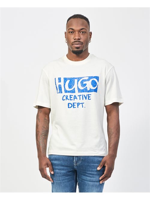 T-shirt Hugo con nuova grafica sul petto HUGO | 50533329121