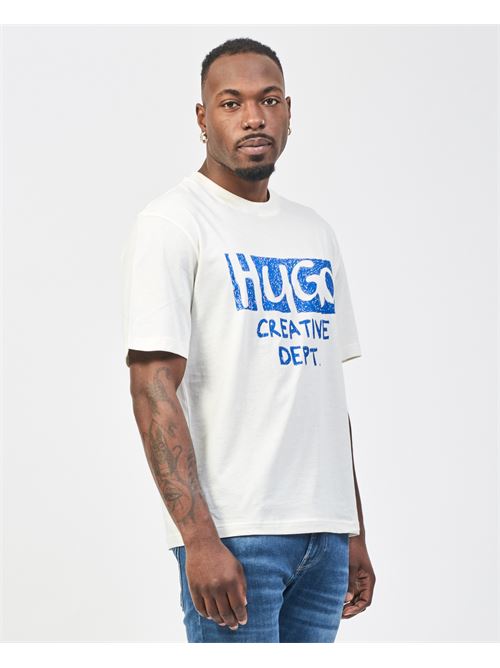 T-shirt Hugo avec nouveau graphisme sur la poitrine HUGO | 50533329121