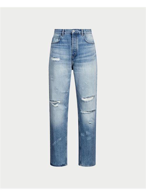 Hugo men's baggy fit jeans in worn-out denim HUGO | 50534527429