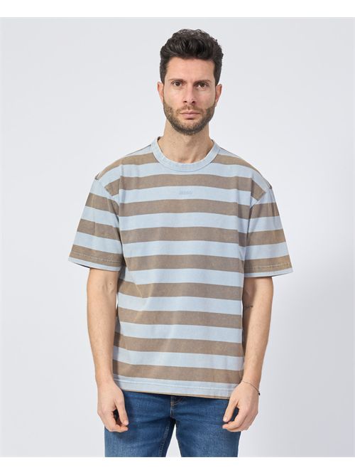 Hugo Striped Logo T-Shirt HUGO | 50535283483