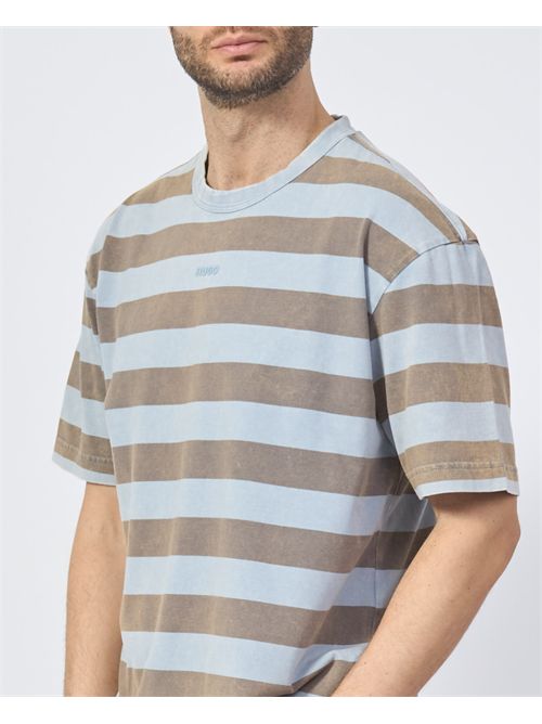 Hugo Striped Logo T-Shirt HUGO | 50535283483