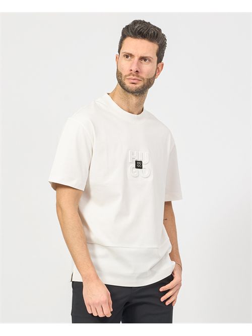 Hugo Woven Cotton Logo T-Shirt HUGO | 50535499102