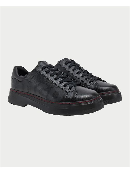 Black Hugo sneakers with side logo HUGO | 50536283006