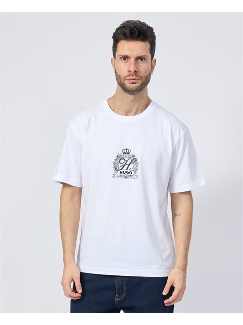 T-shirt uomo Hugo in cotone elasticizzato HUGO | 50538246100