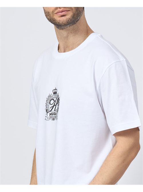 T-shirt uomo Hugo in cotone elasticizzato HUGO | 50538246100