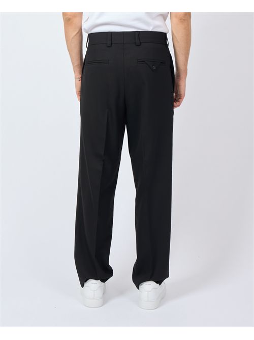 Pantaloni neri Hugo in twill elasticizzato HUGO | 50538671001