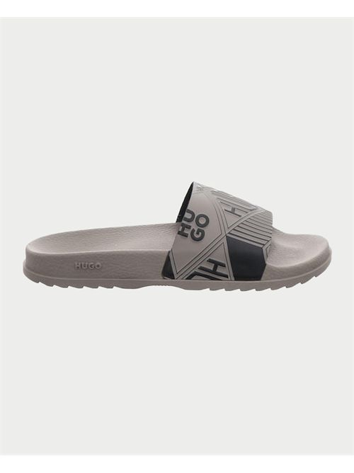 Hugo Men's Slider Sandals with Mixed Logos HUGO | 50542063242