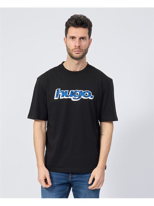 T-shirt uomo Hugo con logo colorato HUGO | 50542932001