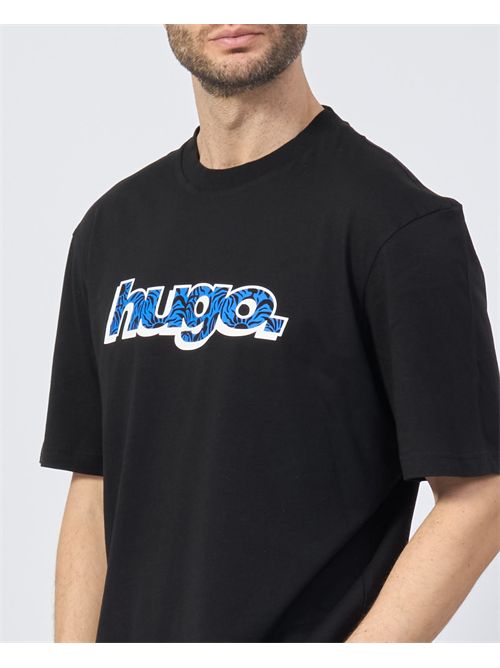 T-shirt uomo Hugo con logo colorato HUGO | 50542932001