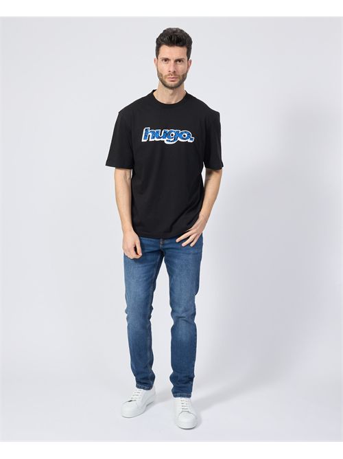 Hugo Men's T-Shirt with Colourful Logo HUGO | 50542932001