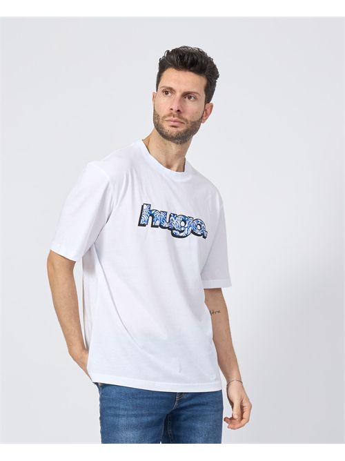 T-shirt uomo Hugo con logo colorato HUGO | 50542932100