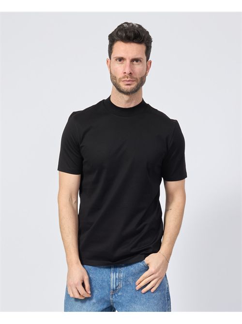 T-shirt uomo Hugo slim fit con logo sul retro<BR/>