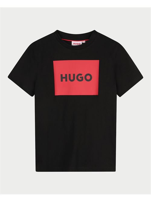 T-shirt Hugo pour enfants avec logo HUGO | G0033409B