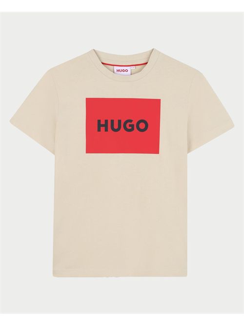 Hugo Kids T-Shirt with Red Logo HUGO | G00334255