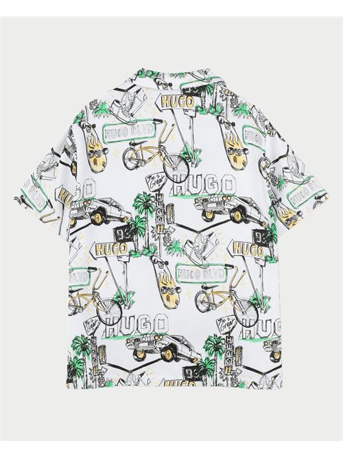 Hugo patterned shirt for kids HUGO | G0034710P