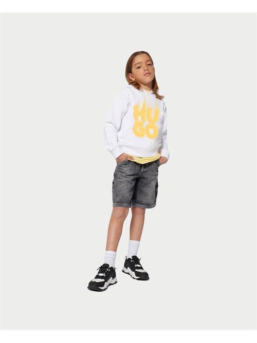 Hugo Kids Sweatshirt with Flame Logo HUGO | G0035410P