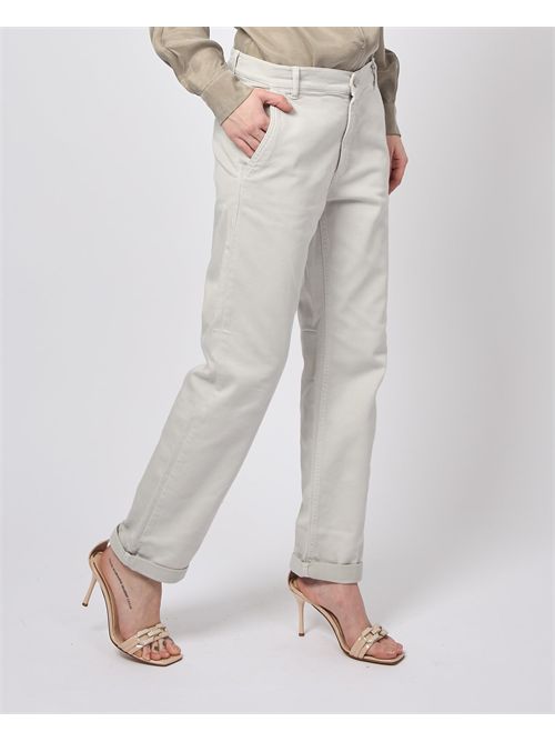 Iblues semi-fitted trousers in soft fabric iBLUES | AMICA001