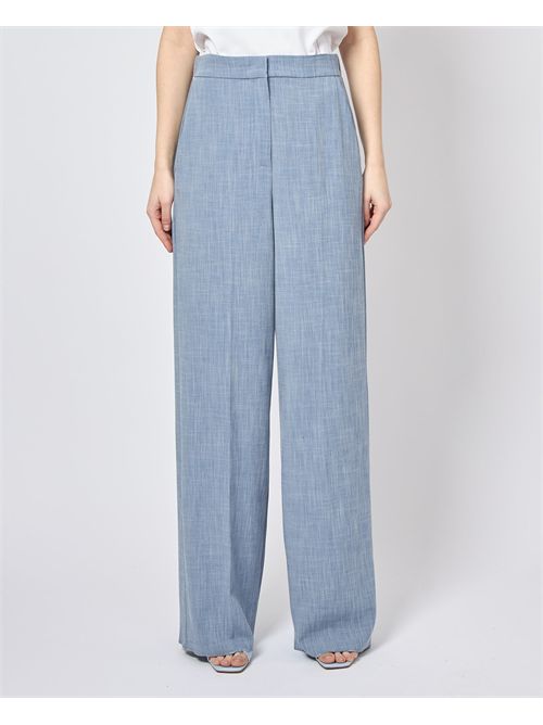 Iblues flared trousers in fluid fabric iBLUES | GALLI001