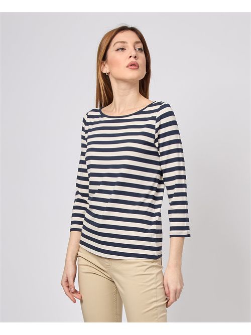 Iblues long-sleeved shirt with horizontal stripes iBLUES | REFLEX005