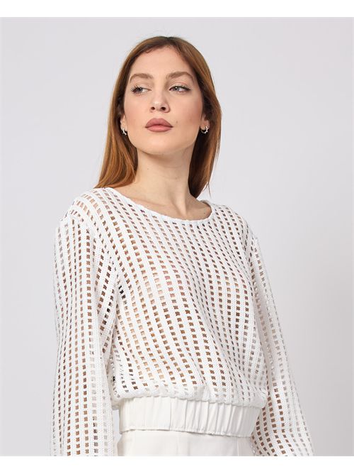 Chemise à manches longues Jijil en tissu perforé JIJIL | FP3130001