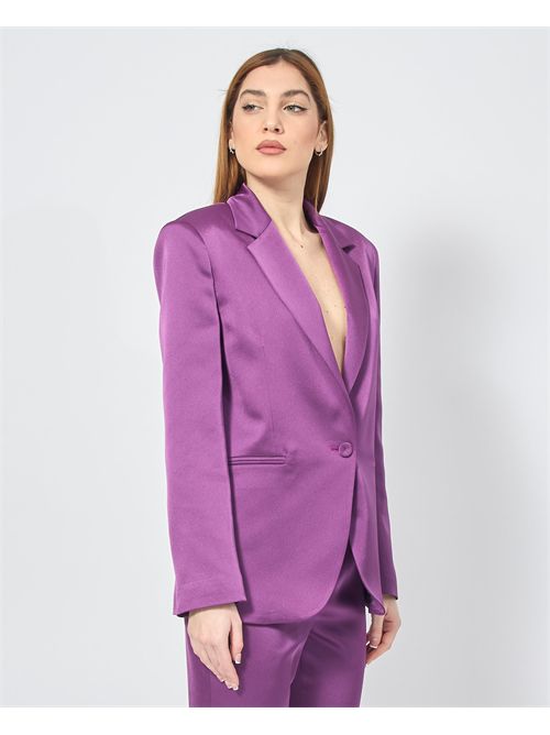 Veste à boutonnage simple Jijil de couleur unie JIJIL | GI1990034