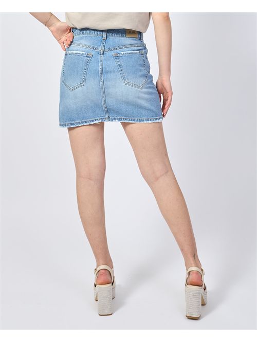 Gonna corta donna Jijil in denim con spacco JIJIL | GJ1030437