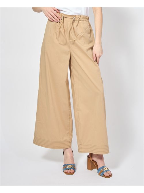 Pantaloni ampi gaucio donna di Jijil in popeline JIJIL | PA0640202